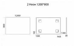 Misty Мебель для ванной Фостер 120 L с 3 ящиками – фотография-3